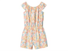 Name It jumpsuit fresh salmon with flower print  